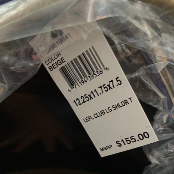 Longchamp large canvas club tote NEW! - Picture 3 of 10